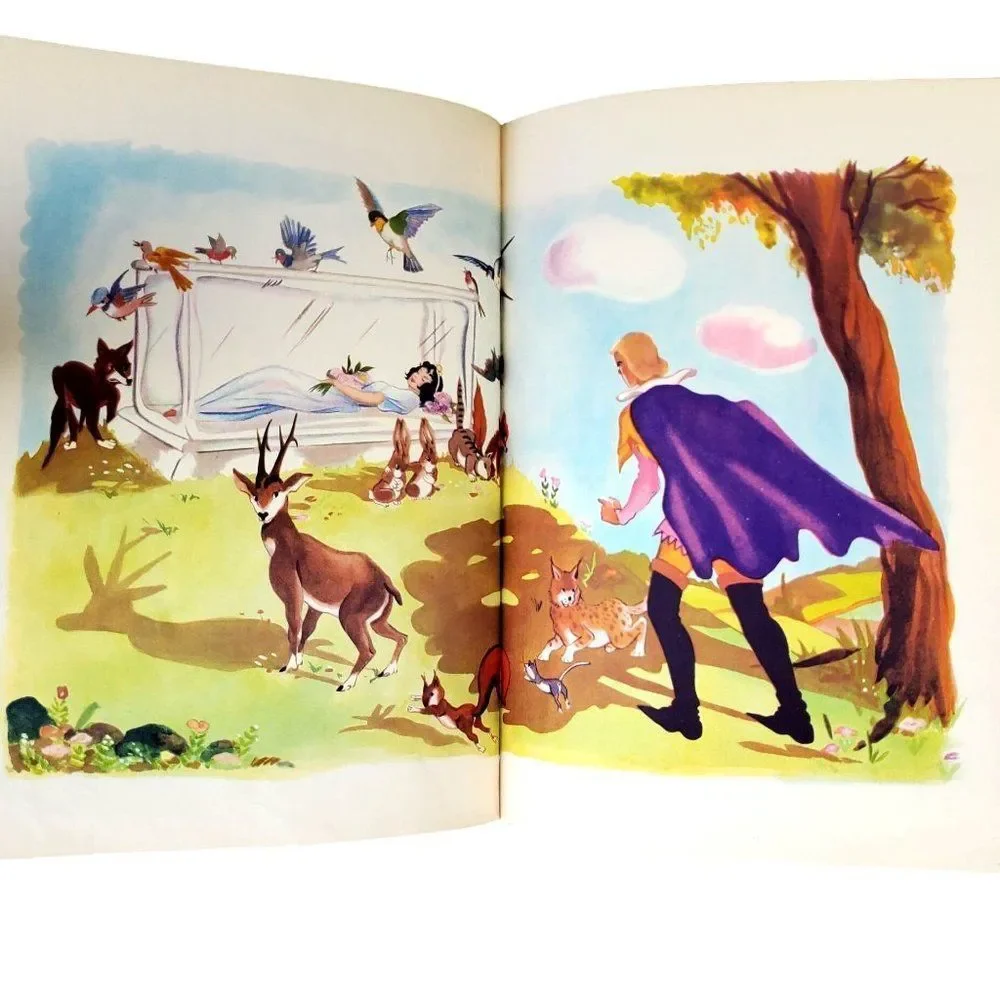 Blanche Neige Snow White Book Simone Deleuil Paris 1958 Children Fairy Tale - Picture 13 of 16